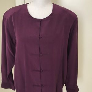 100% SILK BLOUSE & PANT SUIT